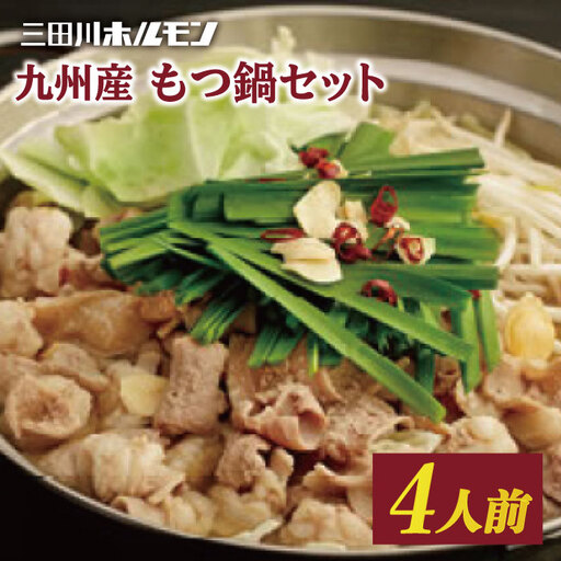 九州産もつ鍋セット(４人分)【三田川ホルモン専門店】[FAC001]