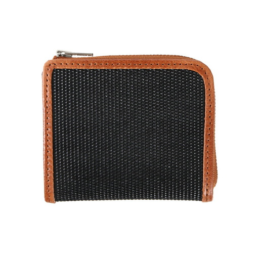 L型ファスナー財布（ブラック）UPCYCLE LAB G-124 SDGs リサイクル アップサイクル