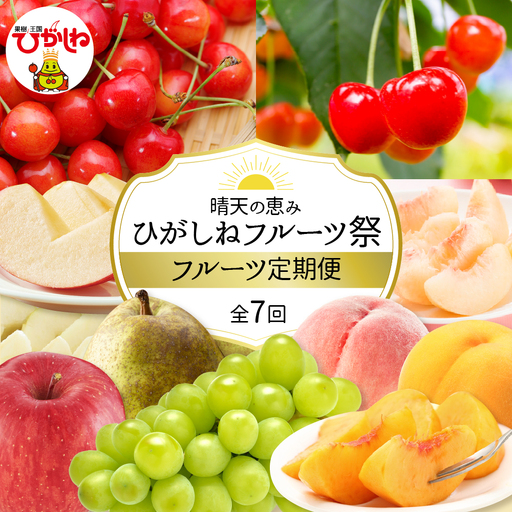 2027年産 全7回 定期便 ひがしねフルーツ祭 フルーツ 定期便
