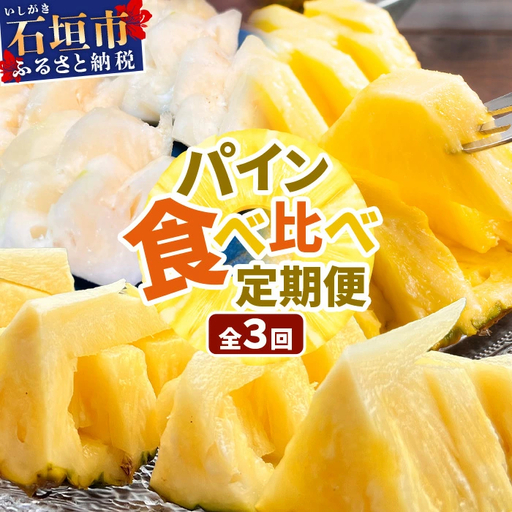 パイナップル好きにおすすめ！満足のパイナップル3品種定期便《2026年4月～7月順次発送》