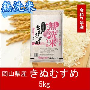 無洗米 きぬむすめ 5kg 令和7年産 岡山県産 米 [最短2〜7営業日出荷] 上-3
