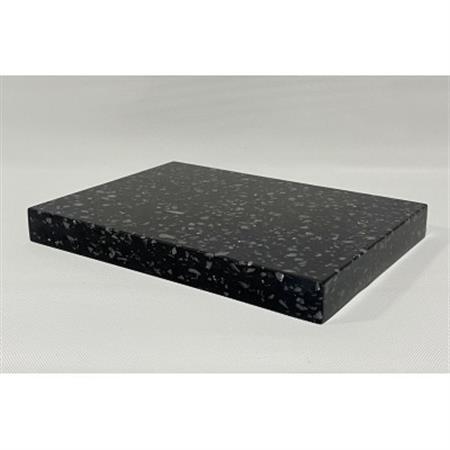 オーディオボード　22cm × 16.2cm × 2.4cm　黒地　グレー粒柄　2枚セット_家電製品 TV・オーディオ・カメラ  _【1509484】
