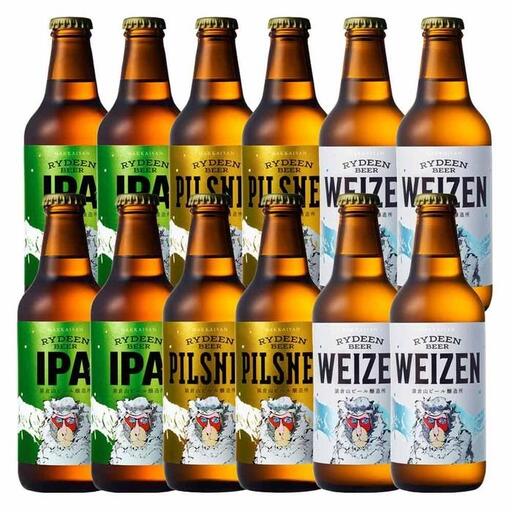 八海山 RYDEEN BEER ライディーンビール12本セット（A）3種各4本｜クラフトビール