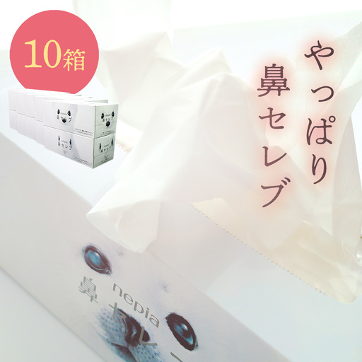 ネピア 鼻セレブボックスティッシュ （10箱）