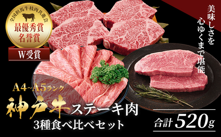 神戸牛 ステーキ サーロイン 焼きしゃぶ用 セット 神戸牛