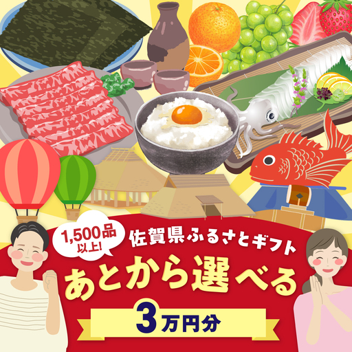 【あとから選べる】佐賀県ふるさとギフト 3万円分 [41AAZY001]