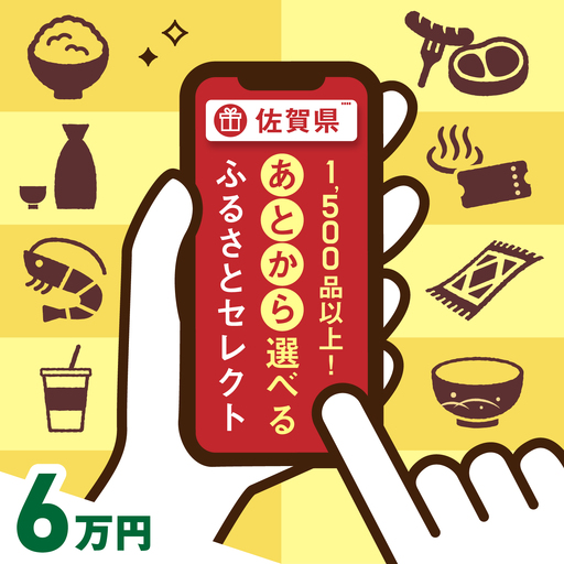 [あとから選べる]佐賀県ふるさとギフト 6万円分 