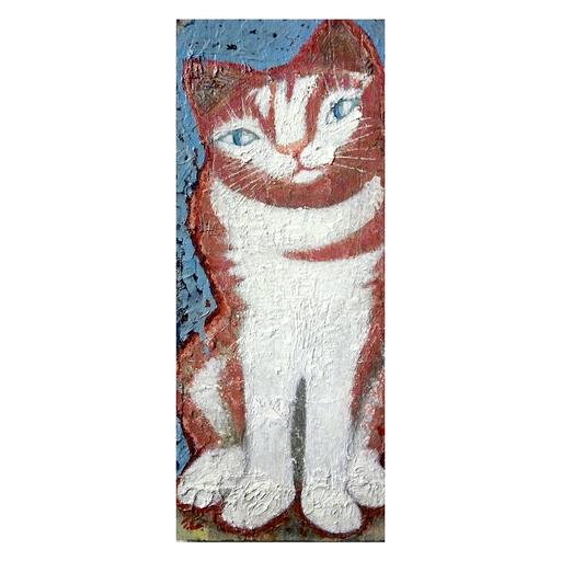【 限定 1点 】なあに・ネコ 絵画 アート インテリア 猫 一点物