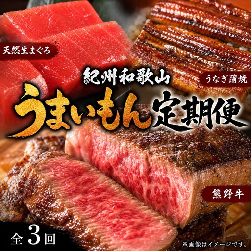 【全3回】まぐろ・うなぎ・和牛を楽しむ贅沢定期便A / 鮪 マグロ 刺身 鰻 ウナギ 蒲焼 熊野牛 肉 牛肉 和牛 黒毛和牛 ヒレ ロース シャトーブリアン ステーキ スライス【tkb386】