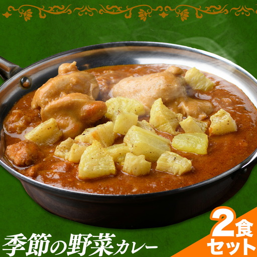 季節の野菜カレー 2食セット 野菜 カレー ベジタブルカレー インド 本格的 ジャムナコーポレーション株式会社