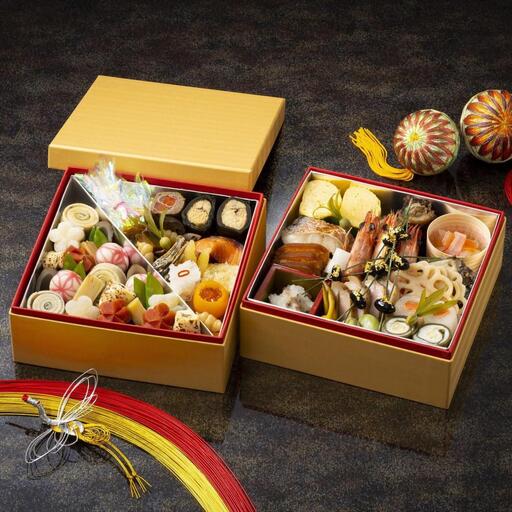香川讃岐の地で80年の歴史。料亭二蝶のおせち料理「雅」 二段 3～4人前 全38品 冷蔵【12月31日到着予定】