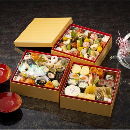 香川讃岐の地で80年の歴史。料亭二蝶のおせち料理「祝」三段 4～5人前 全38品 冷蔵【12月31日到着予定】