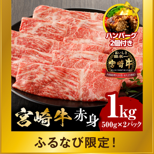 【ふるなび限定】牛肉 宮崎牛 1kg 牛肉 FN-Limited-VO