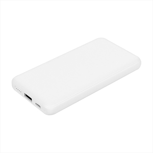 Owltech(オウルテック) 厚さ13.3mm 5000mAh 最大15W出力 USB Type-C入出力/USB Type-A出力 モバイルバッテリー OWL-LPB5013-WH ホワイト