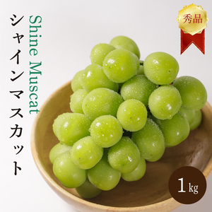 シャインマスカット 1kg 秀品 シャインマスカット 