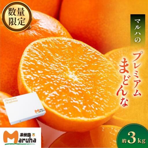 [先行予約]マルハ果樹園 プレミアムまどんな 12~15玉 化粧箱入