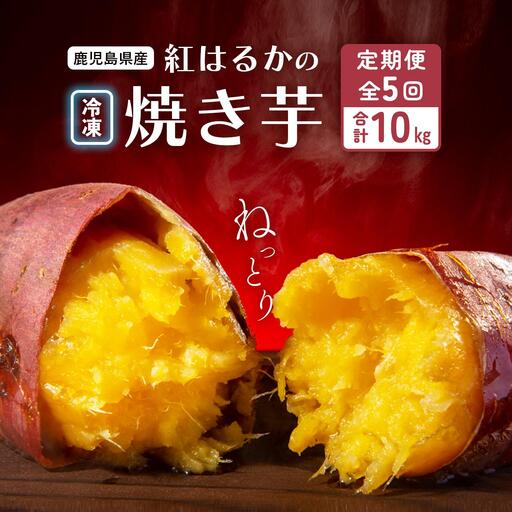 [定期便全5回]紅蜜芋 紅はるかの焼き芋定期便2kg