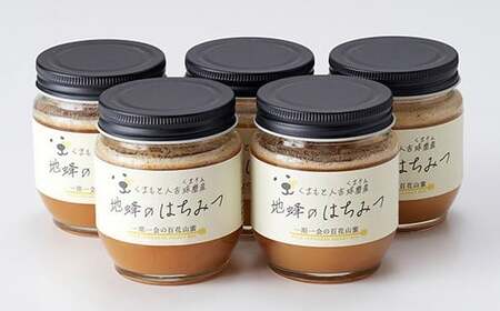 人吉球磨産『幻の地蜜の蜂蜜』200g 5個 蜂蜜 はちみつ ハチミツ お取り寄せ