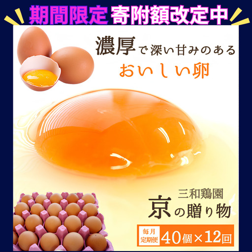 【定期便12か月】 卵 赤たまご 480個 ： 40個×12回 【配送不可地域：北海道、沖縄、離島】