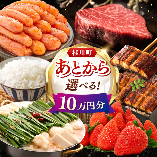 [あとから選べる]桂川町ふるさとギフト 10万円分 [ADBV008] 選べる セレクト カタログ 定期便 肉 フルーツ