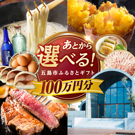[あとから選べる]長崎県五島市ふるさとギフト 100万円分 和牛 魚 鮮魚 椿 うどん 