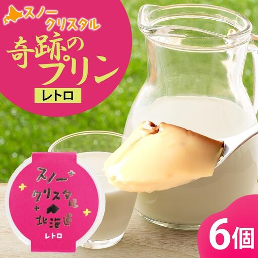旭山 奇跡のプリン レトロ 90 g 6 個 | プリン 北海道_04224