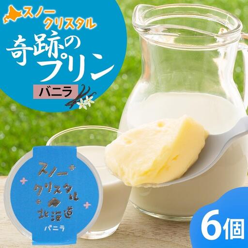 旭山 奇跡のプリン バニラ 90 g 6 個 | プリン 北海道_04223