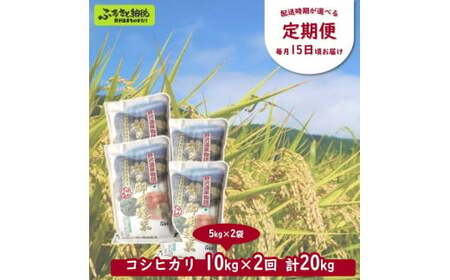 ［定期便］村の御用達米 10kg×2回 | KTm10-1