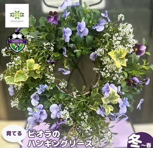 【 先行予約 ：2026年11月発送 】 花 パンジー ビオラ リース 寄せ植え オンライン決済限定 花