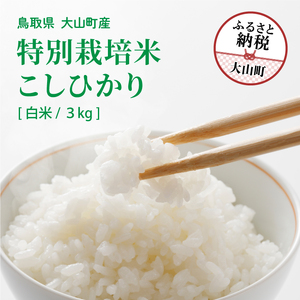 MR-10　減農薬・減化学肥料　特別栽培米こしひかり　3kg（白米）