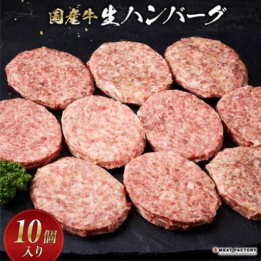 国産牛生ハンバーグ 10個入り