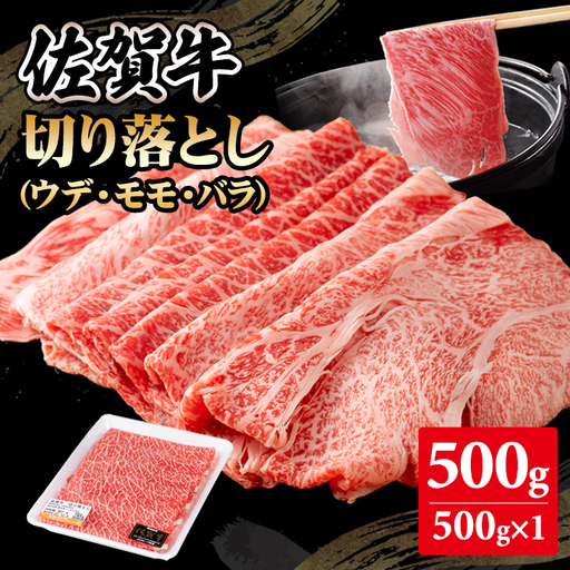 佐賀牛 牛肉切り落とし 500g  牛肉切り落とし B110-025