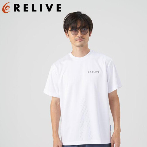 【数量限定】リライブスポーツ/半袖/ホワイト（Lサイズ）