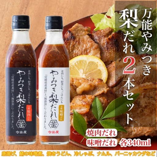 万能やみつき梨だれ2本セット（340ml×2本） 焼肉 たれ 焼き肉 たれ