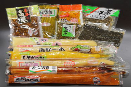 [天然湧水仕込み]えびの漬けセット『ひなもり』(計12品) 漬物 漬物