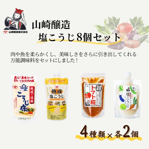 塩こうじ8個セット 山崎醸造 | こうじ