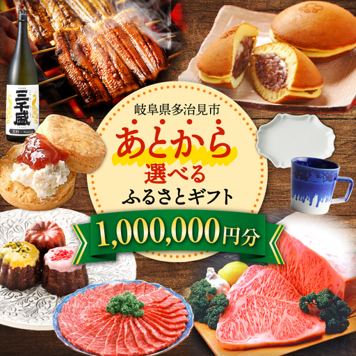 [あとから選べる] 岐阜県多治見市ふるさとギフト 100万円分 飛騨牛 日本酒 スイーツ 美濃焼 あとから ギフト