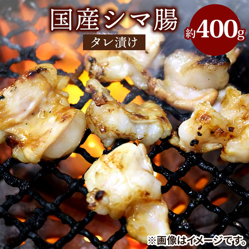 国産シマ腸タレ漬け 約400g [2729]