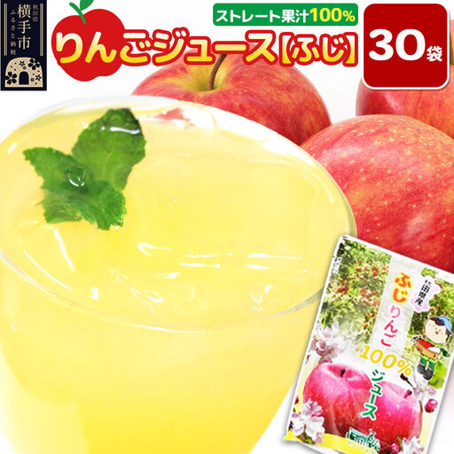 りんごジュース（ふじ）30袋
