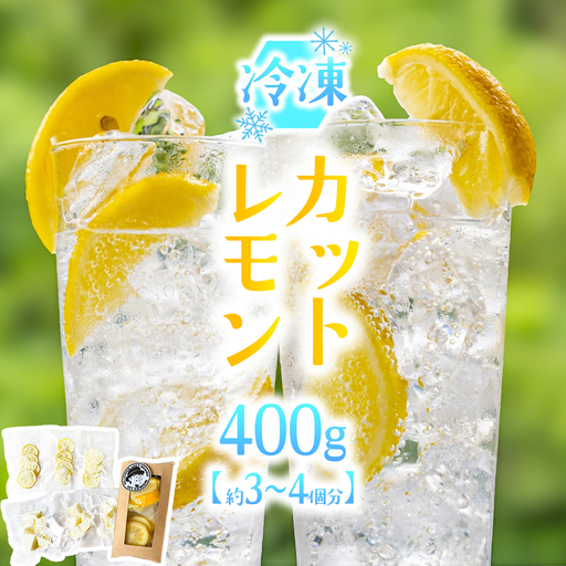 冷凍 カットレモン 8袋入 (約3～4個分)