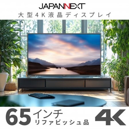 大型4K液晶モニター 65インチ 4K(3840×2160)リファビッシュ品_家電製品 パソコン・周辺機器 _[配送不可地域:離島]