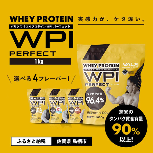 VALX ホエイプロテイン WPIパーフェクト 1kg 筋トレ 5営業日以内発送 タンパク質 バルクス 国産プロテイン 健康 美容 美味しい スポーツ チョコレート風味