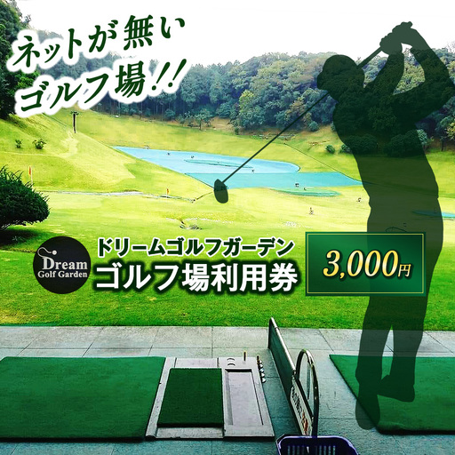 ドリームゴルフガーデン 利用券 【3,000円分】 | イベント チケット 体験チケット ゴルフ ゴルフ利用券 ドリームゴルフガーデン 千葉県 君津市