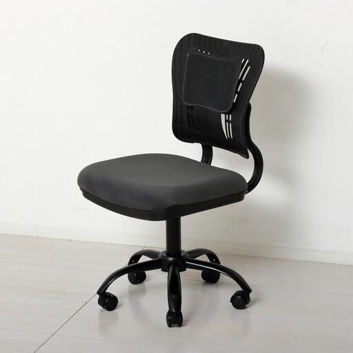 オフィスチェア デザインチェア 約幅50×奥行53×高さ85.5から95cm グレーブラック スタイリッシュ おしゃれ デスクチェア コンフィ AKU104410904