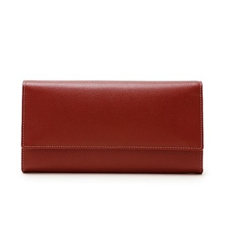 【濱野皮革工藝の長財布】グレース ロングウォレット ギャルソンタイプ(アンティークレッド)_装飾品・工芸品 財布 服飾小物 _【1065409】