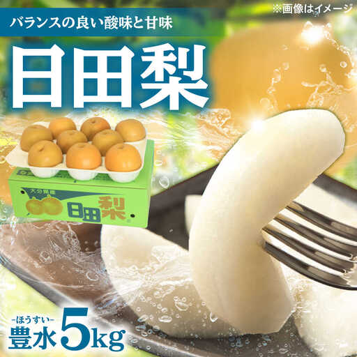 【先行予約・26年8月以降発送】梨 豊水 5kg 日田 梨 [ARBB002]