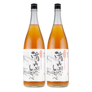 備長炭のしらべ熊野山里梅酒 （備長炭熟成）1800ml×2本（C005）_V6110