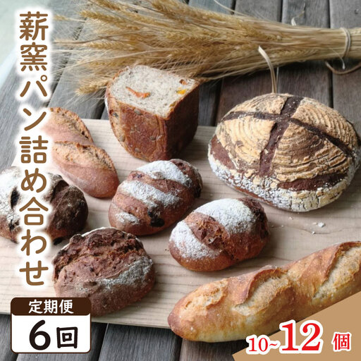 定期便6回  ハード系 パン 10～12個 おまかせセット ｜ パン