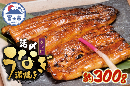 鰻 蒲焼き 活〆 炭火焼 2人前セット 大ぶり 通常の1.3倍サイズ 肉厚 ふっくら ジューシー 秘伝のたれ付き おかず 冷凍 魚 富士市 [sf095-002]