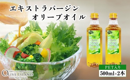 【 小豆島 】 エキストラバージン オリーブオイル 500ml 2本ギフト 贈答用 詰め合わせ 食用油 パスタ サラダ ドレッシング 調味料 土庄町